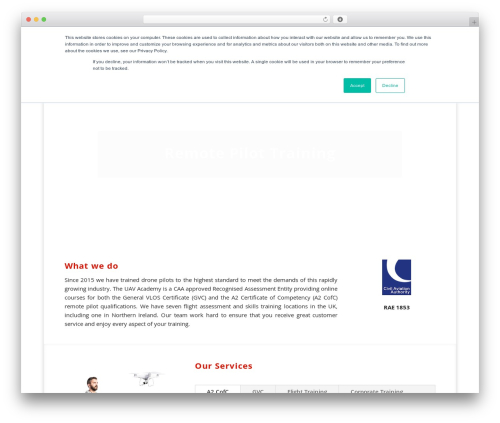 Theme WordPress Divi - uavacademy.co.uk