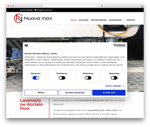 Theme WordPress Divi - nuovainox.it