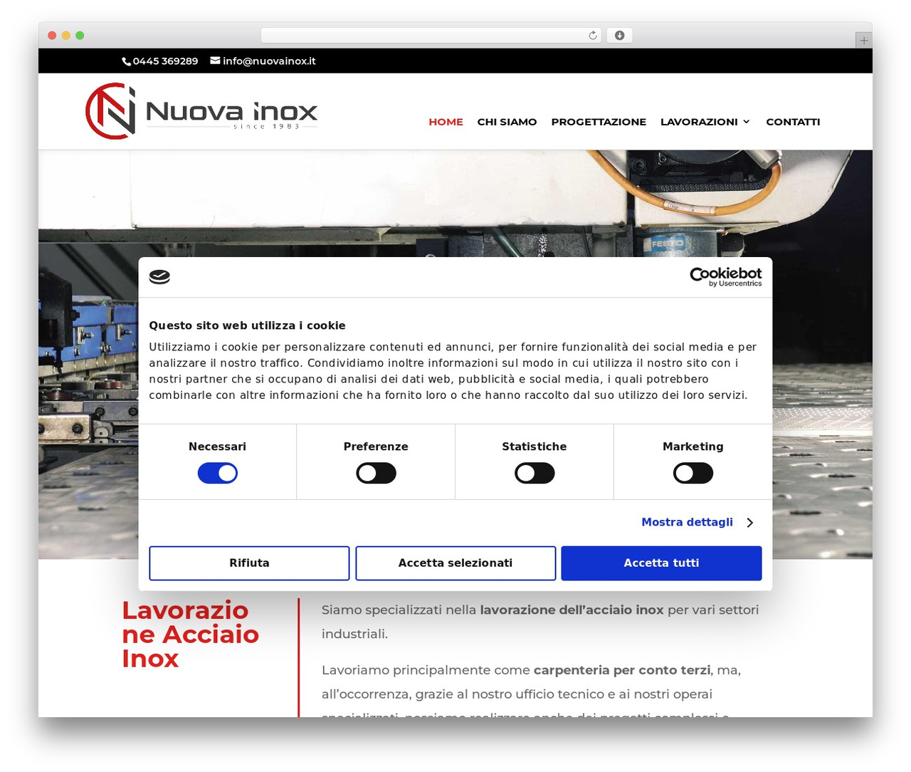 Theme WordPress Divi - nuovainox.it