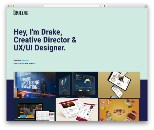 VIM WordPress page theme - drakeyang.com