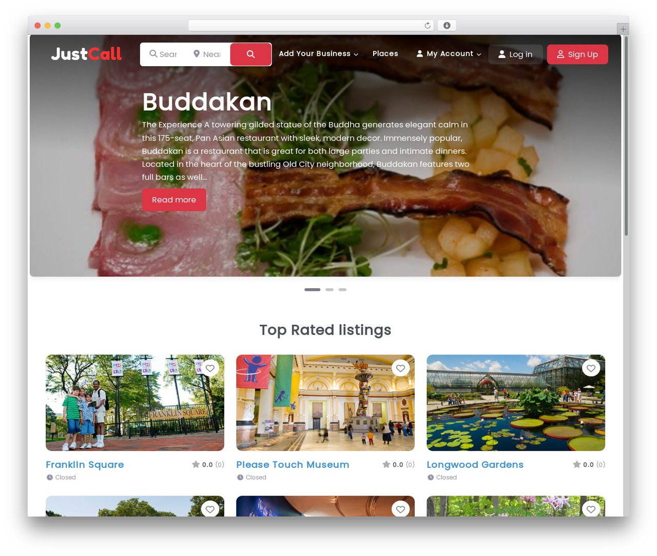 WordPress theme Directory - demo.buddydevelopers.com/blockstrap-yelp-directory