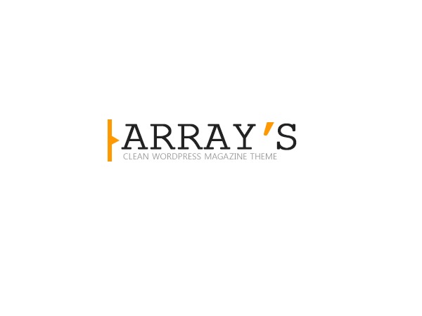 WordPress website theme Array's WordPress website theme Array's