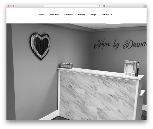 WP theme Haarino - hairbydianallc.com