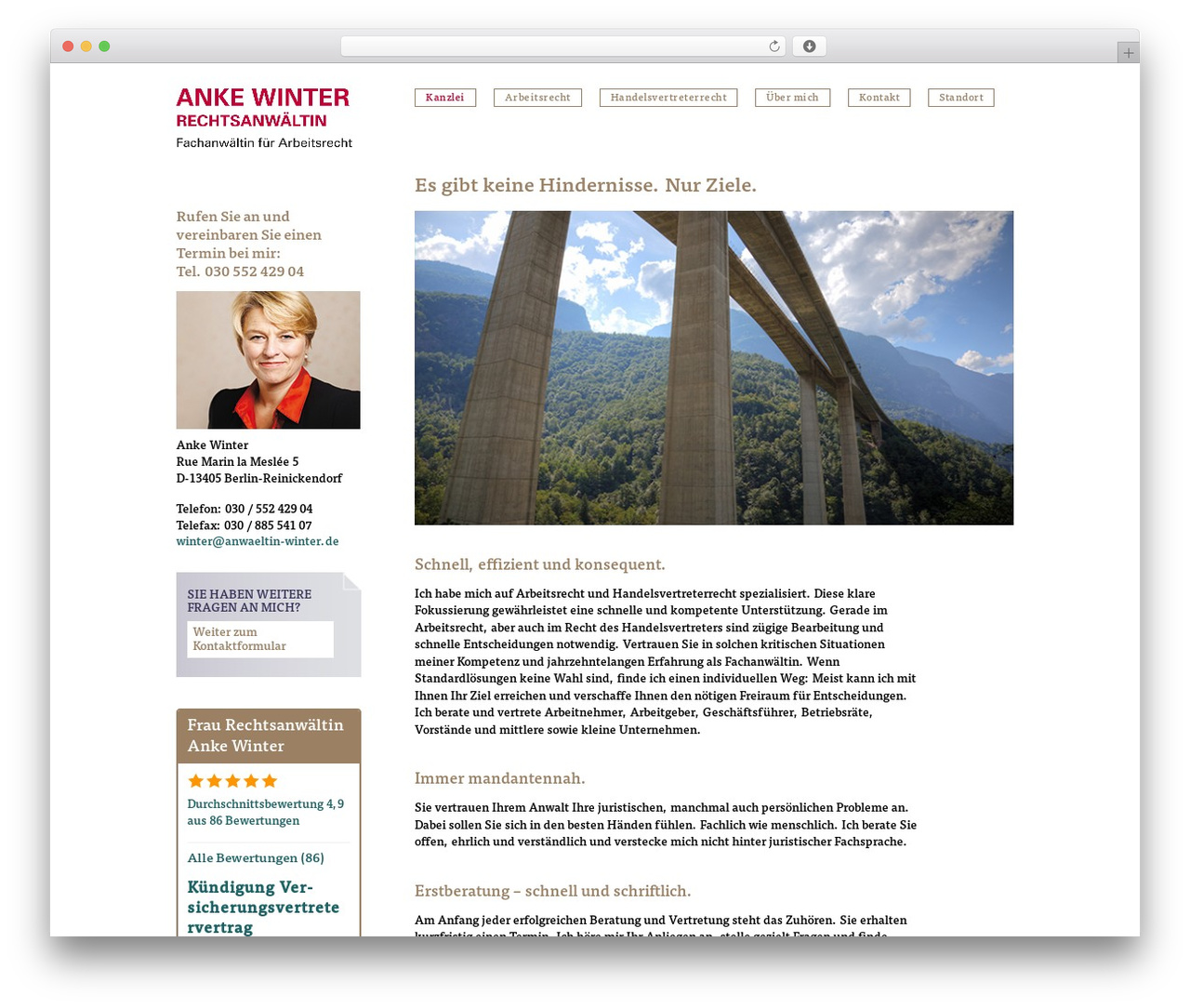 ankewinter WordPress theme - anwaeltin-winter.de
