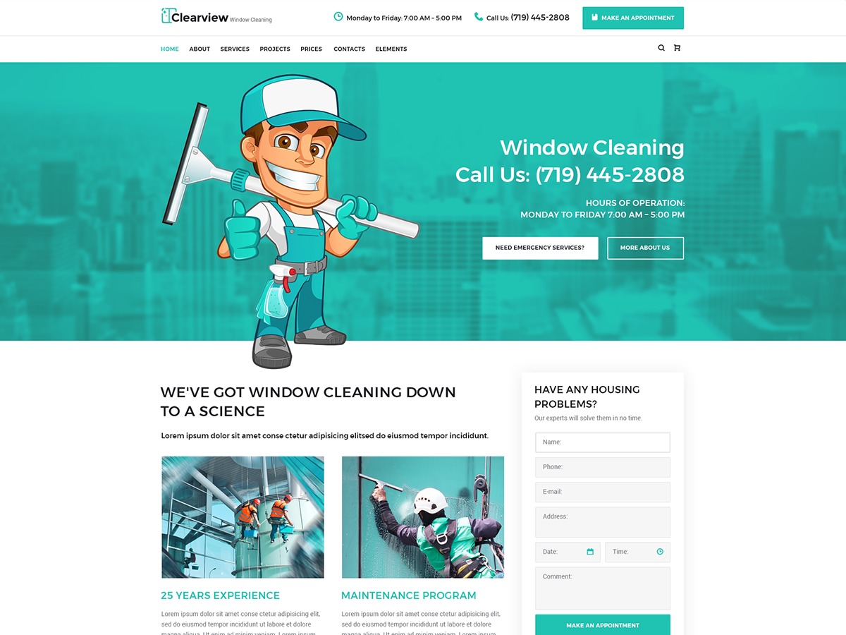 Clearview WordPress theme by Jetimpex