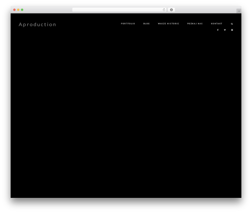 Cube theme WordPress - aproduction.pl