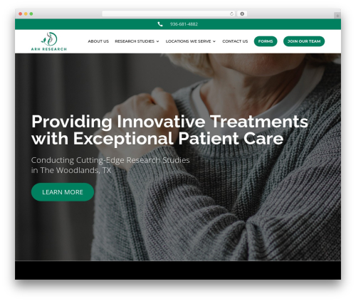 Divi theme WordPress - arhresearch.com
