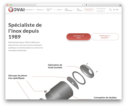 Element theme WordPress - dvai.fr