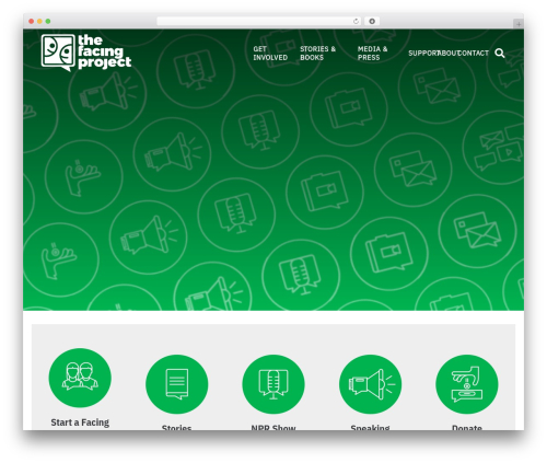 Facing WordPress theme - facingproject.com