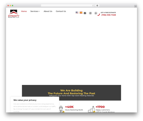 RayTheme WP theme - dynastyroofingllc.us