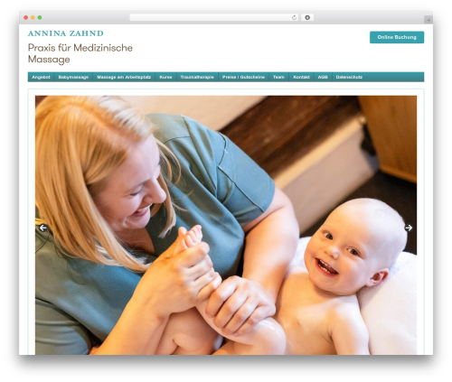 Responsive best free WordPress theme - az-massage.ch