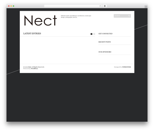 Sight WordPress theme - a-nect.com