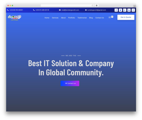 Ultimate addon WordPress plugin - luvbeingworld.com