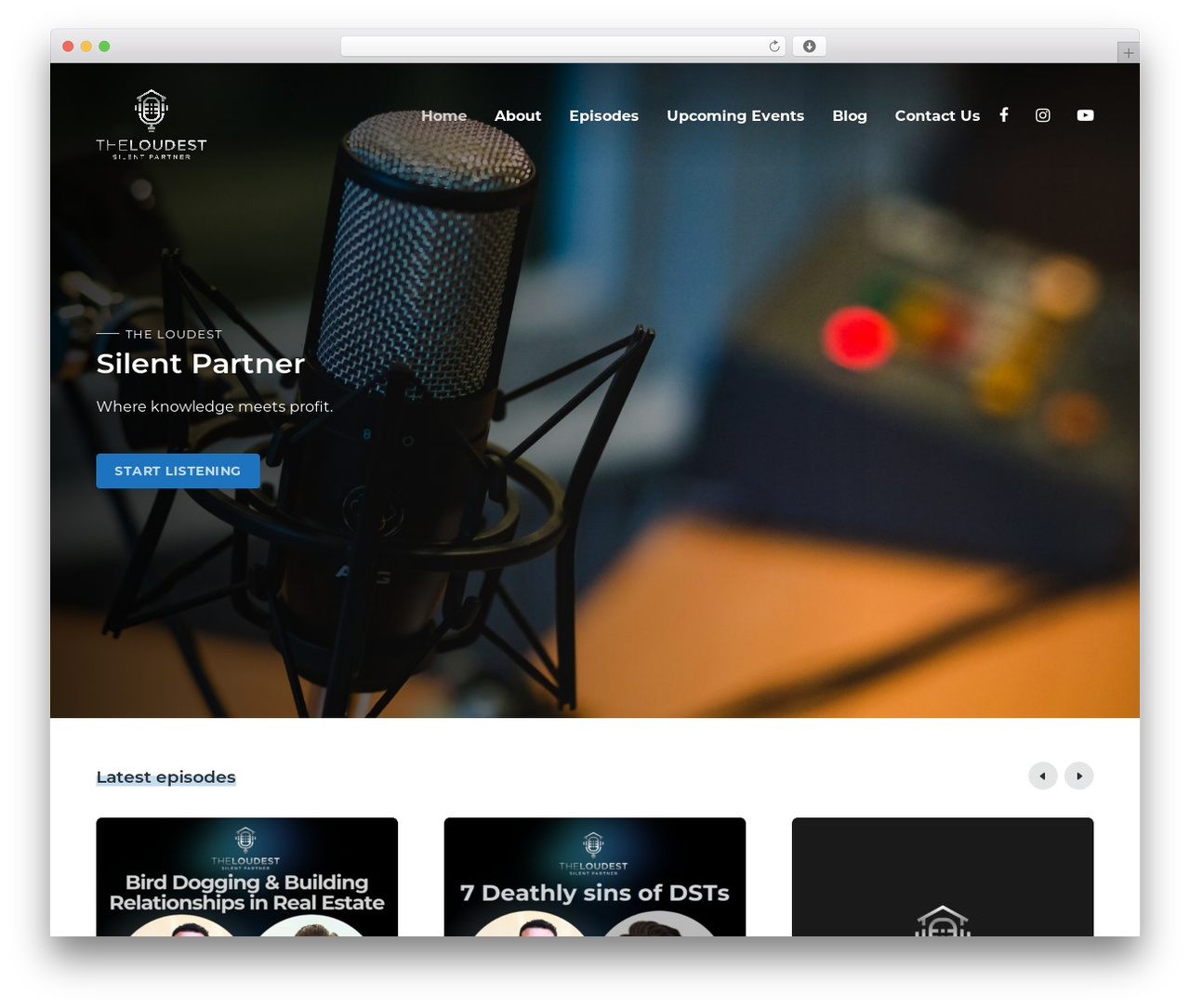 WordPress theme Roogan Child - loudestsilentpartner.com