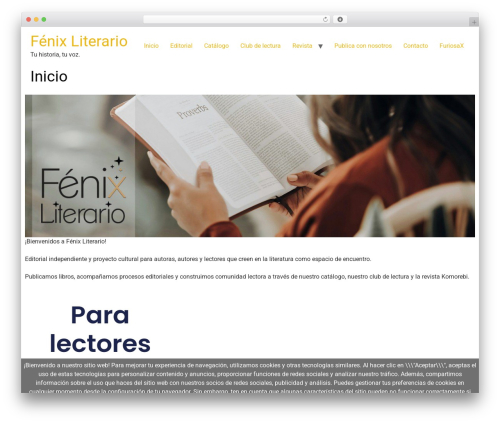 Contador de visitas WordPress plugin - fenixliterario.com