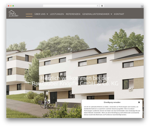 WordPress theme Hello Elementor - bauzauber.de