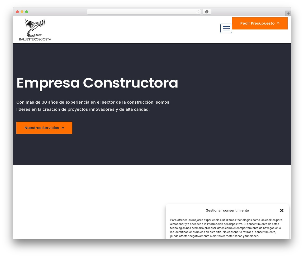 WordPress theme Limestone - ballesteroscosta.com