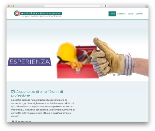 WordPress theme Shaba - applicatori.it