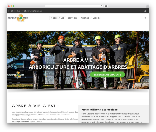Best WordPress theme Ronneby - arbreavie.com