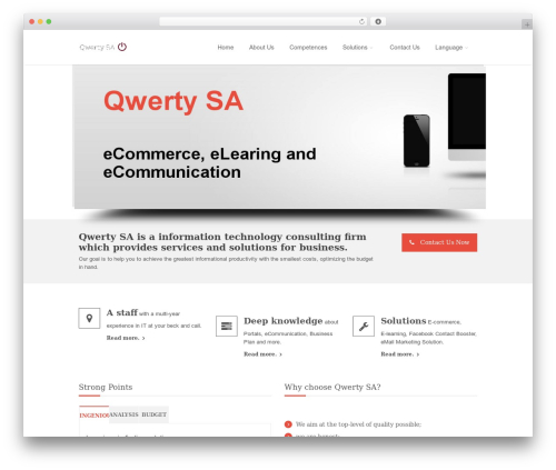 Clava WordPress theme - qwertysa.ch