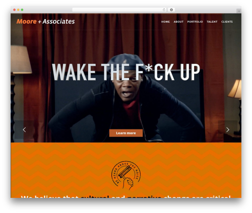 Create theme WordPress - mooreandassociates.co