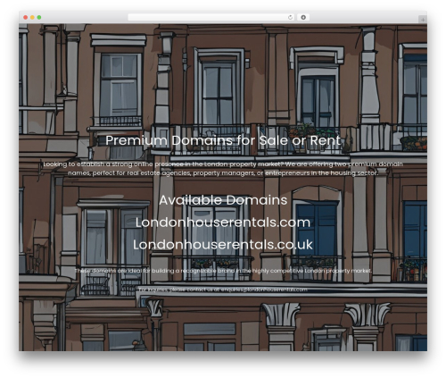 Hompark theme WordPress - londonhouserentals.com