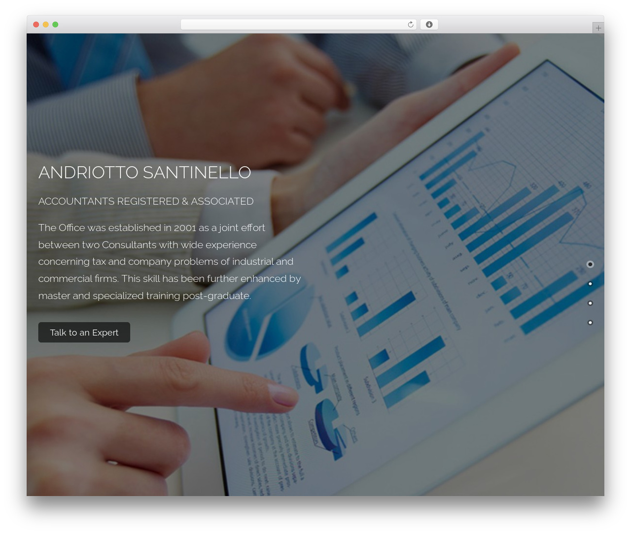 Lambda WordPress website theme - andriottosantinello.it