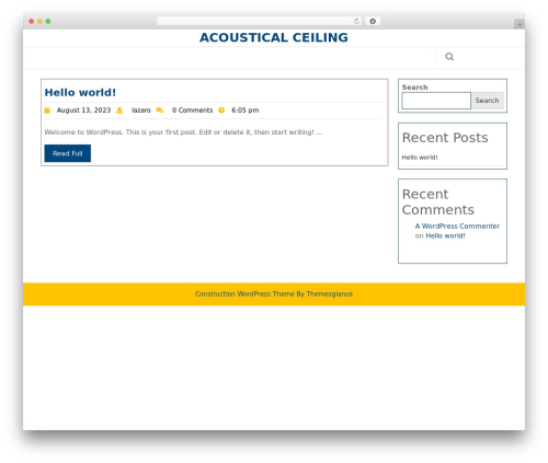 Mega Construction theme WordPress - tbarceiling.com Mega Construction theme WordPress - tbarceiling.com