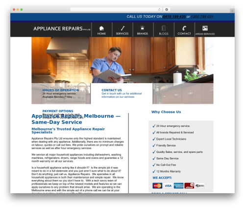 Wp plus one WordPress plugin - appliance-repairs.com.au