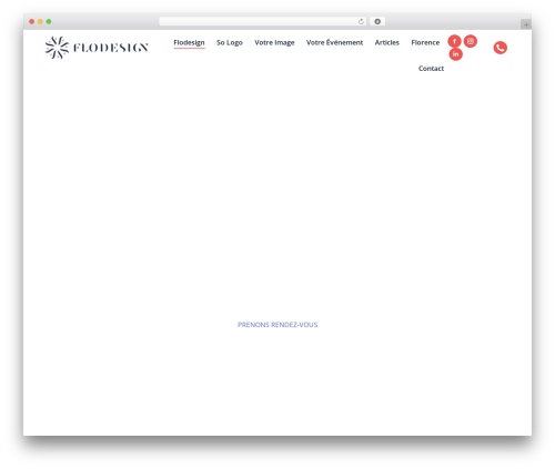 The7 top WordPress theme - flodesign.fr