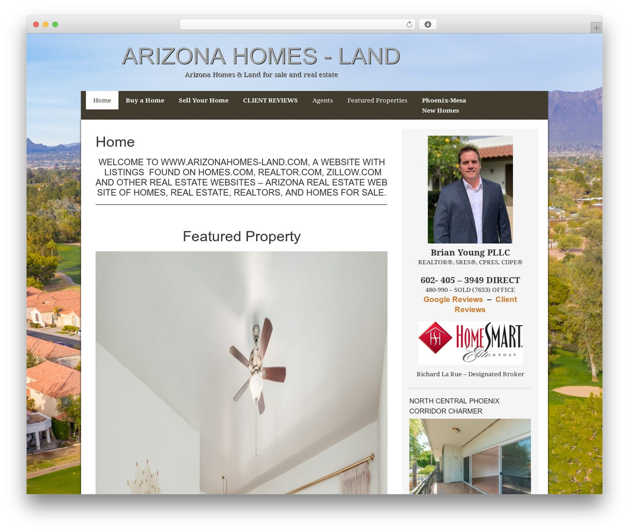 Theme WordPress AgentPress Two - arizonahomes-land.com