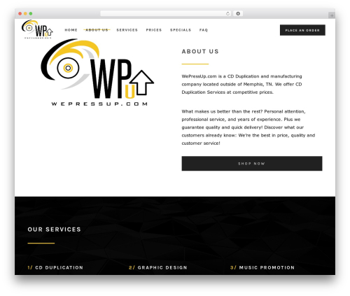 WordPress theme Zample - wepressup.com
