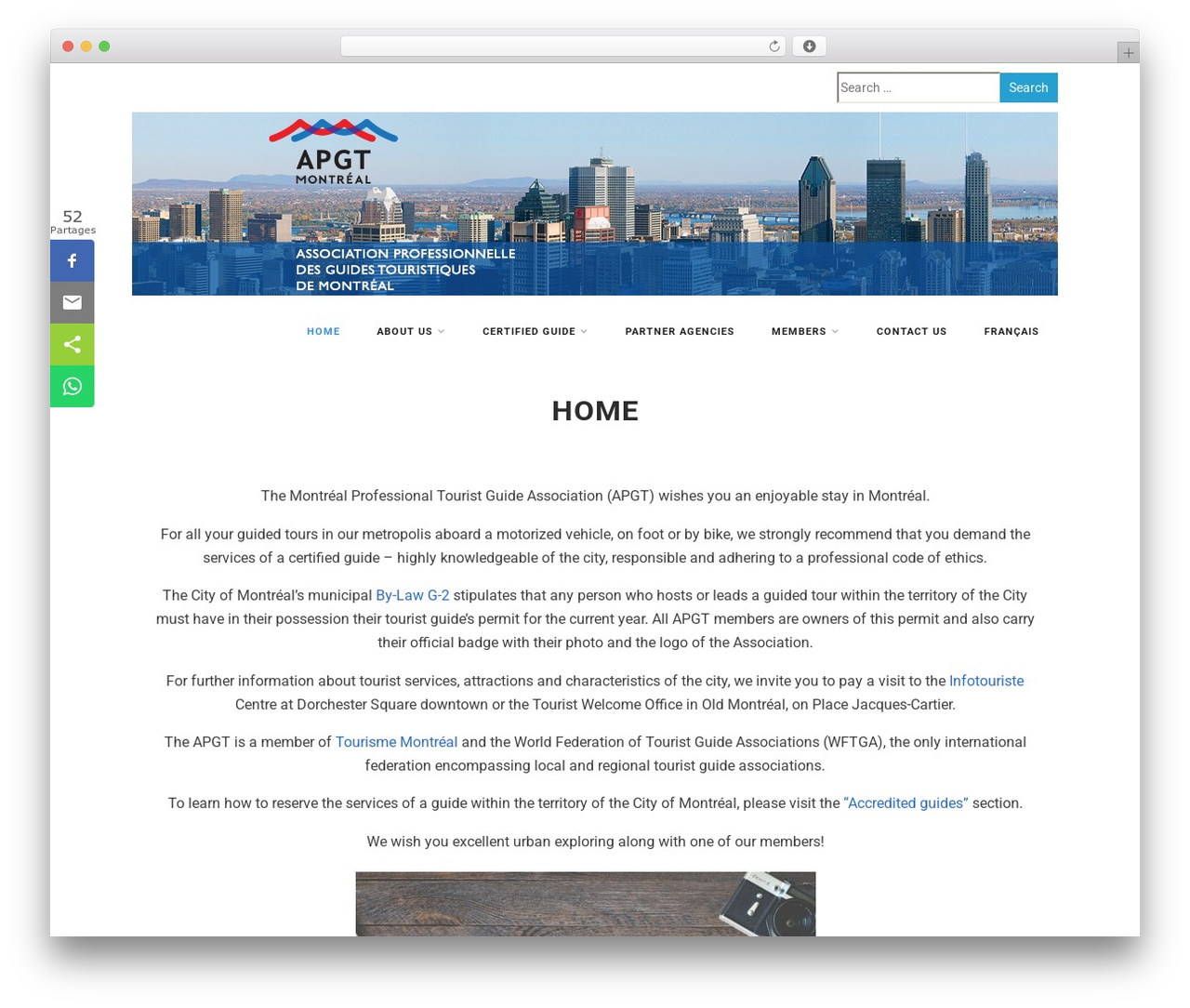 WordPress theme Optimizer - apgt.ca