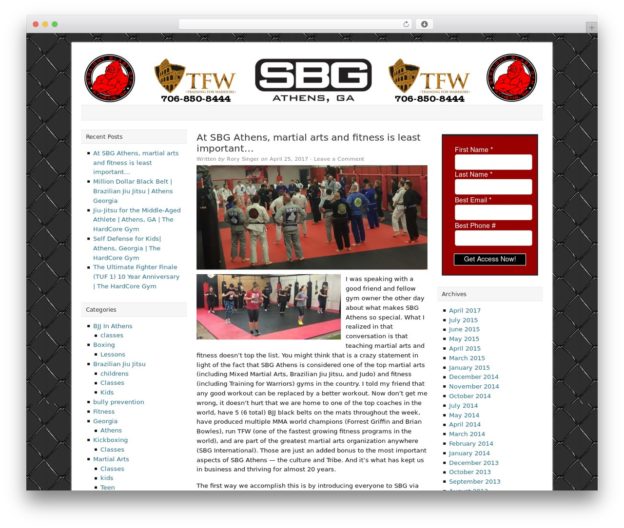 Dynamik WordPress theme - athensmartialarts.com Dynamik WordPress theme - athensmartialarts.com