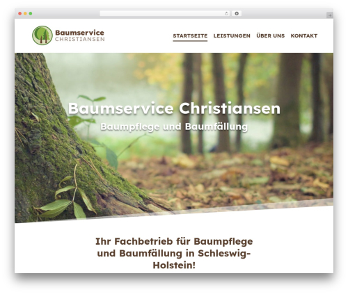 Child Theme WordPress theme - baumpflege-christiansen.de