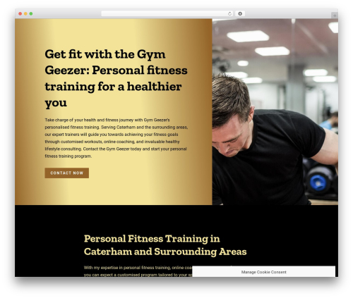 Cm4all elements WordPress plugin - gymgeezer.co.uk