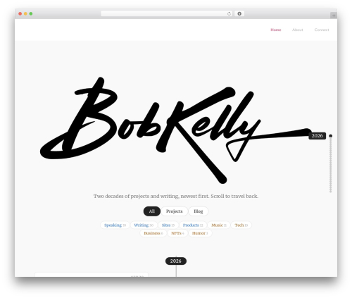 Creative WordPress theme - bkelly.com Creative WordPress theme - bkelly.com