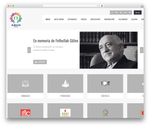 Felius WordPress theme - arcoforum.es