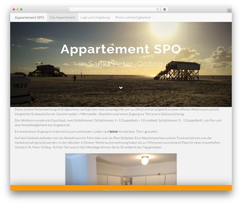 Flat Bootstrap theme free download - appartement-sankt-peter-ording.de