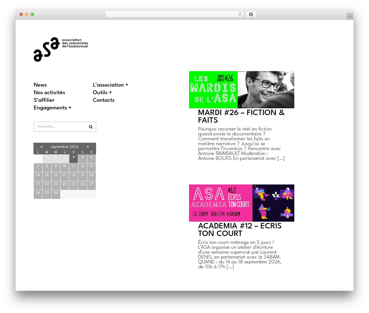 Patch WordPress theme - associationscenaristes.be