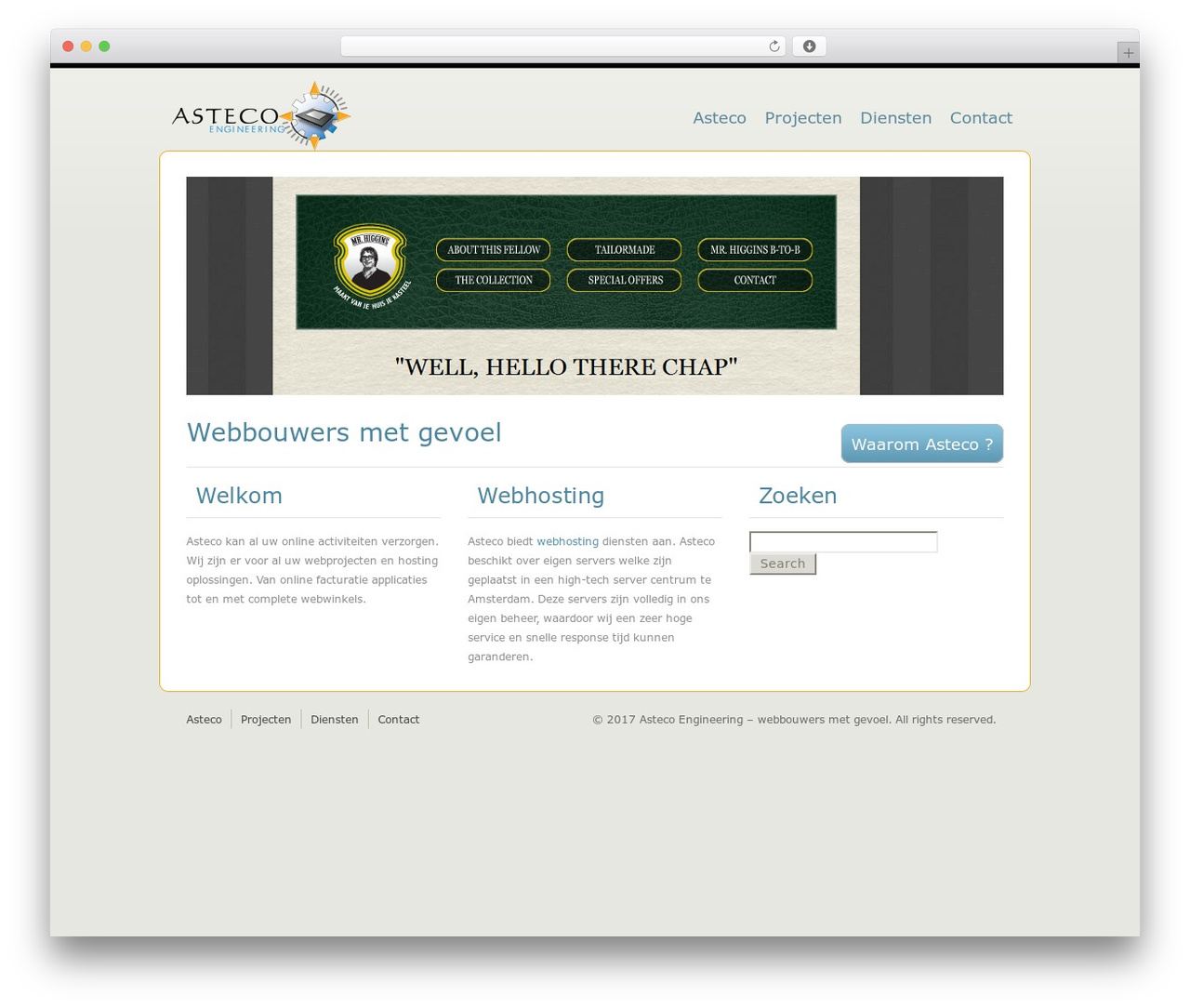 SimpleFolio WordPress theme design - asteco.nl