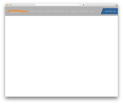 Industify core WordPress plugin - sofronijevicdoo.rs