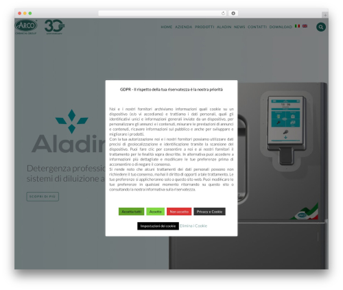 The Simple WordPress theme - arcochimica.it