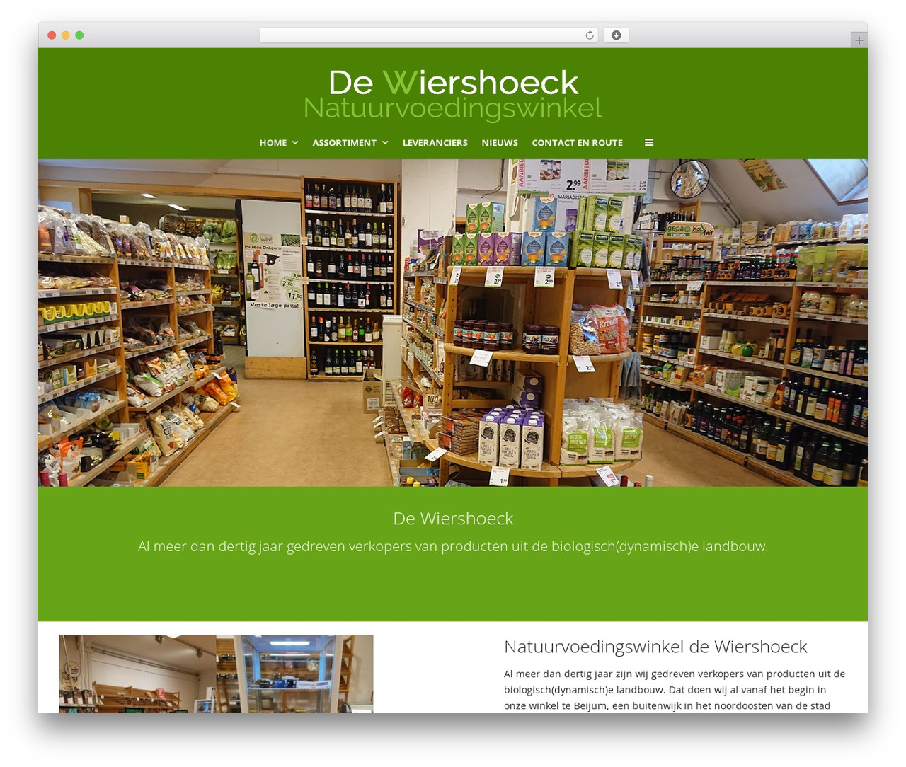 Theme WordPress Create - dewiershoeck.nl