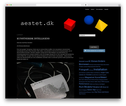 WordPress theme Modularity Lite - aestet.dk