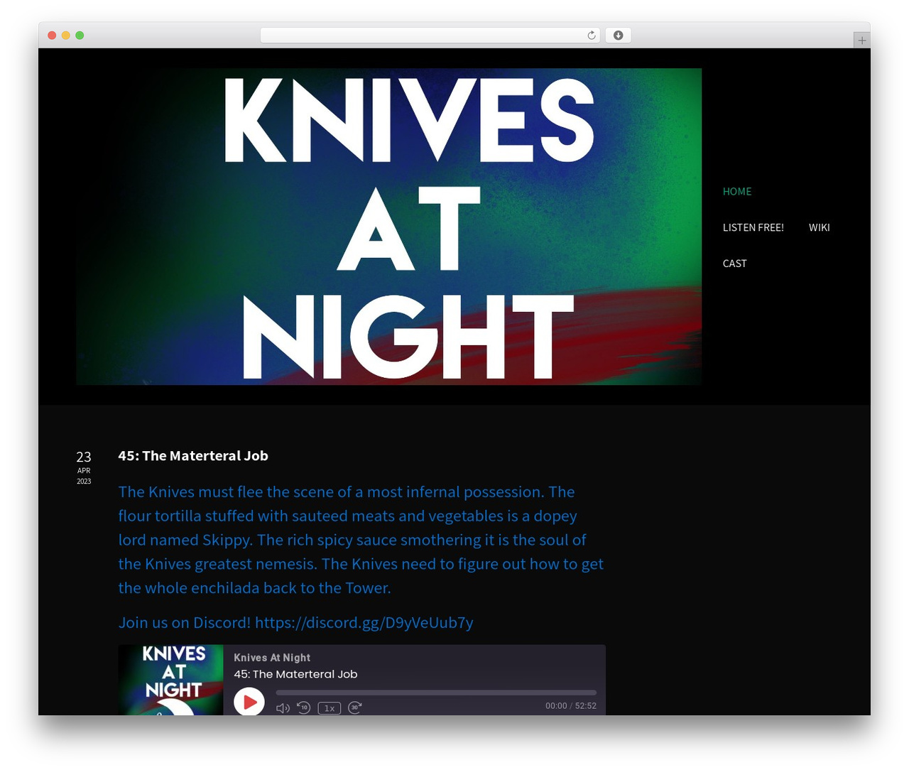 WordPress theme Bento - knivesatnight.com WordPress theme Bento - knivesatnight.com
