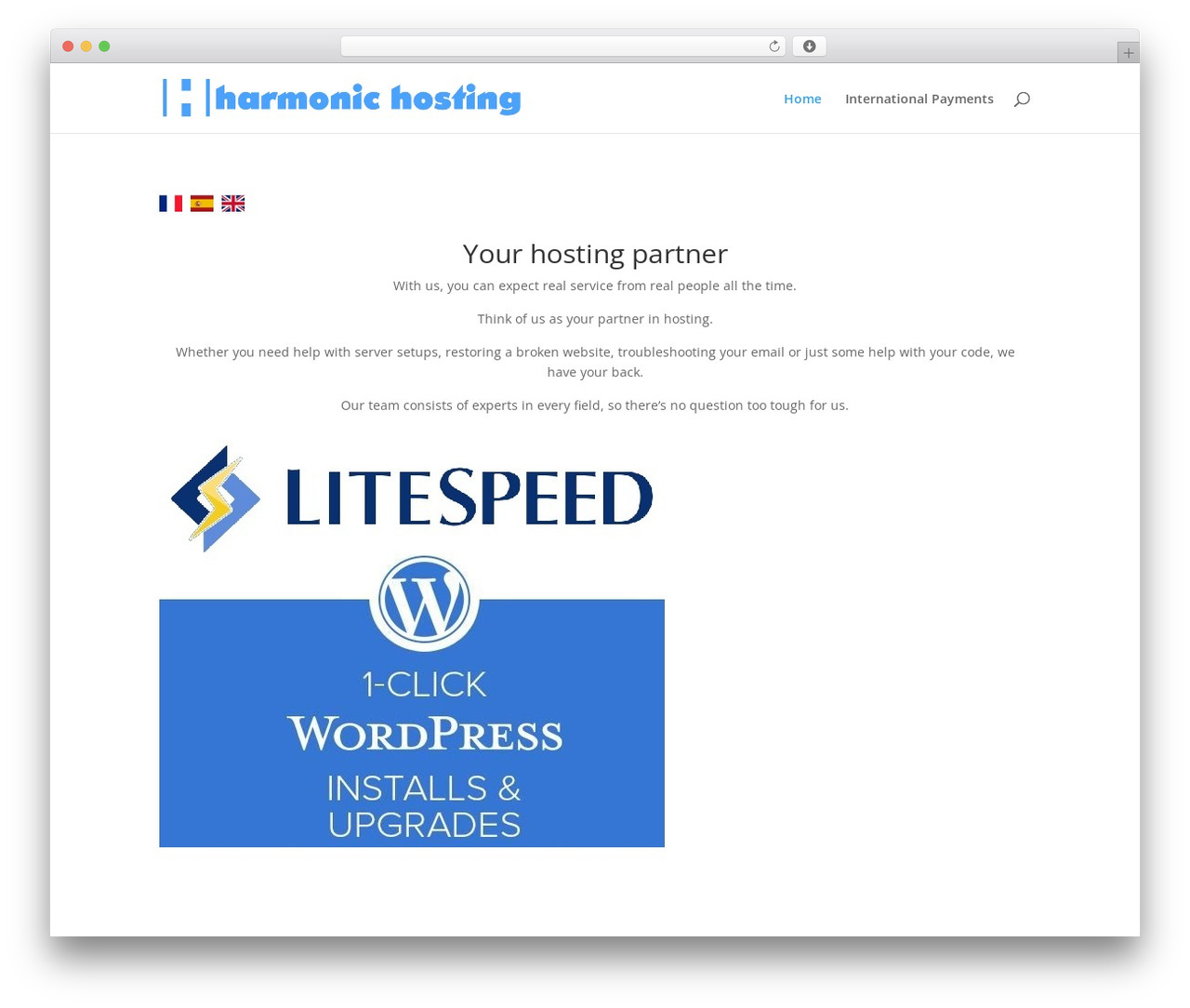 WordPress theme Divi - harmonichosting.com WordPress theme Divi - harmonichosting.com