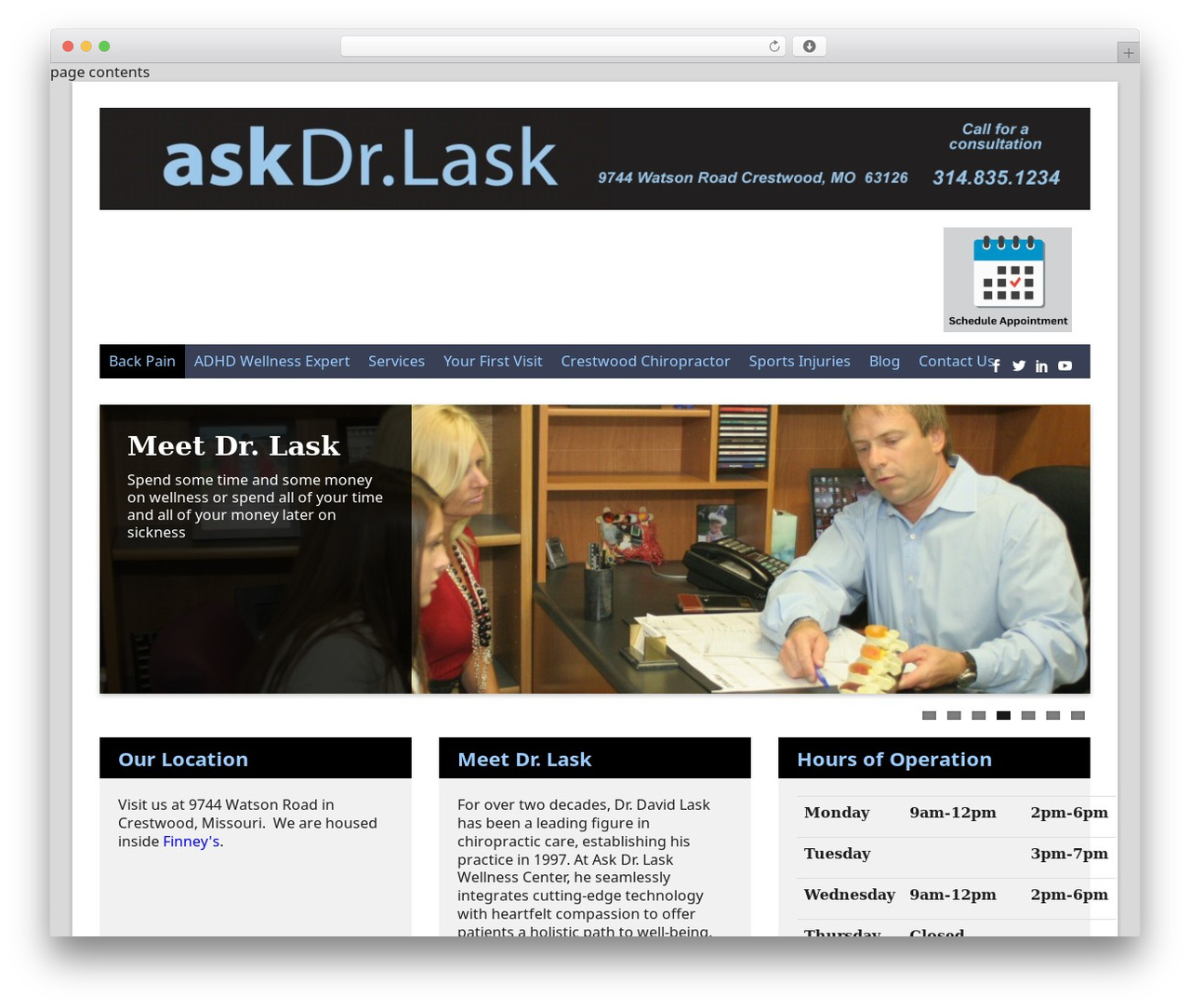 WordPress theme Forward - askdrlask.com