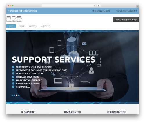 WordPress theme Itideas - adsweb.com