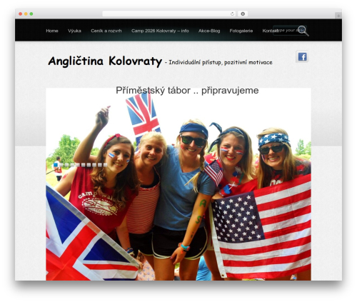 Boldy WordPress theme - anglictinakolovraty.cz